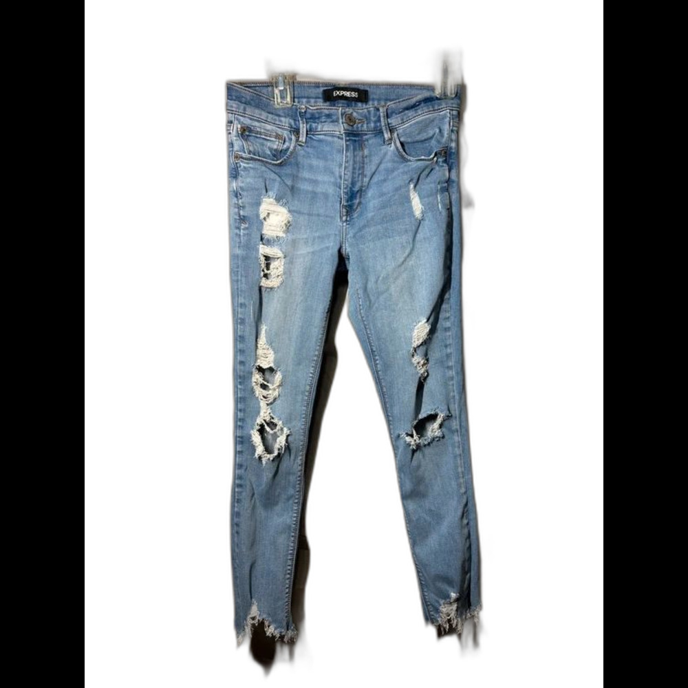 Express Distressed Jeans - Picture 2 of 8
